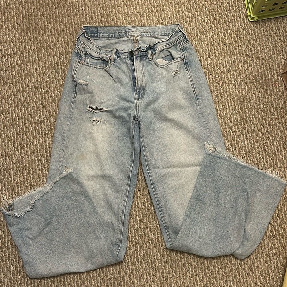AE jeans size 2 but meant for someone with long legs